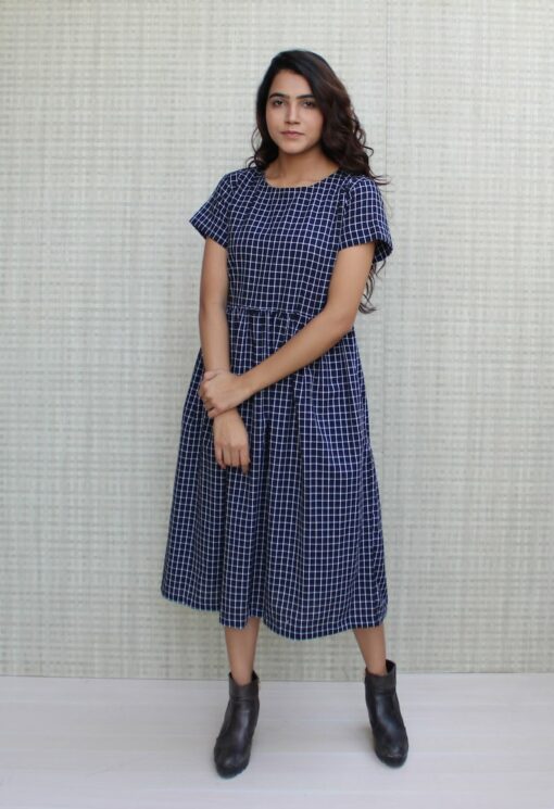 Breezy Linen Tea Dress Sustainable Style with Pockets