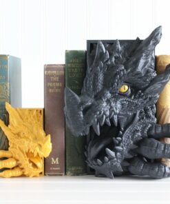 Enchanting Dragon Book Nook Illuminate Your Bookshelf with Fantasy and Wonder