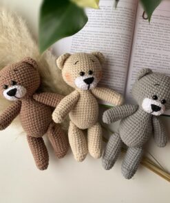 Adorable Handmade Crochet Teddy Bear A Perfect Gift for Loved Ones