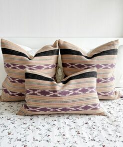 Handwoven Cotton Pillow Cover Ethnic Kariang Tribe Decor for Modern Boho Chic Interiors