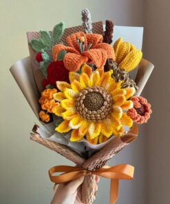 Handmade Crochet Flowers Bouquet A Unique Gift for Her