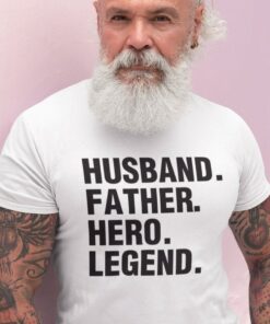 Personalized Dad Shirt Fall Style Hero Legend, Custom Gift for Father