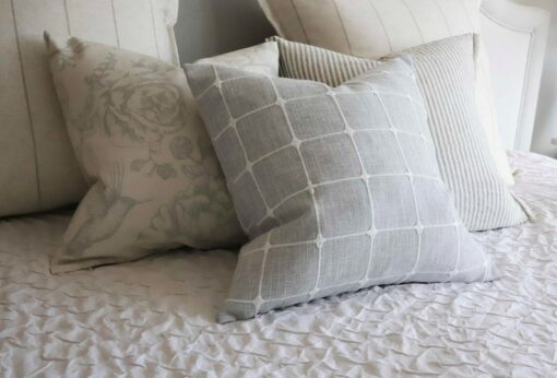 Cozy Comfort Indulge in the Plush Embrace of Rosie Light Grey Cushion