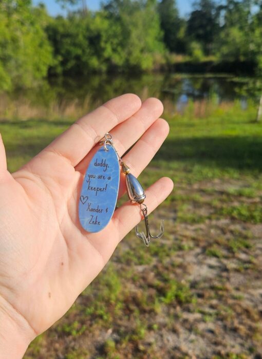 Personalized Fishing Lure The Perfect Father's Day Gift for Dad