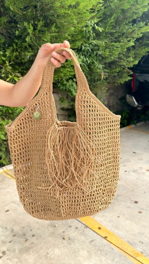 Raffia Crochet Tote The Perfect Summer Accessory for Beach, Shopping, and More
