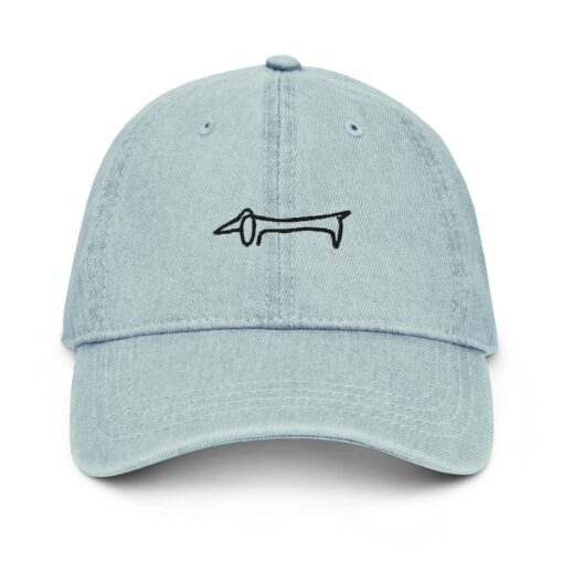 Dachshund Picasso Cap Embroidered Sausage Dog Hat for Dog Lovers, Puppy Owners, and Dog Moms