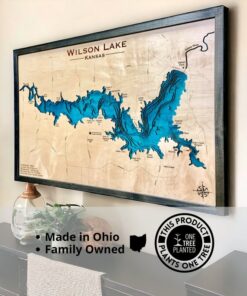 Engraved Lake Map Capture Your Waterfront Memories in Wood