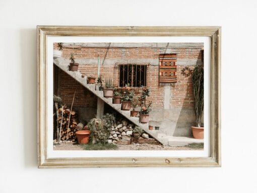 La Casita A Vibrant Art Print Capturing the Essence of Mexican Culture