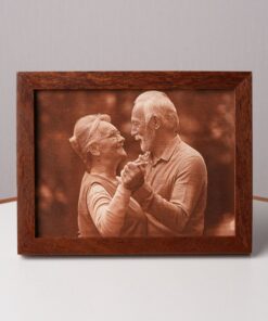 Personalized Engraved Leather Photo A Timeless Keepsake for Cherished Memories
