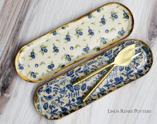 Handmade Pottery Unique Plates, Trays, and Catchalls for Modern Styling