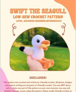 Swift the Seagull Crochet Your Own Coastal Companion