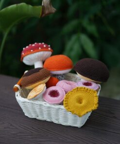 Enchanting Crochet Mushroom A Whimsical Plush Toy for Kids and Home Decor