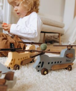 Personalized Wooden Airplane Toys Soar into Imaginative Adventures for Boys and Toddlers