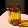 Handcrafted Amber Cocktail Mixing Glass Elevate Your Home Bar with Style and Precision