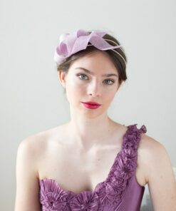 Lilac Fascinator A Touch of Elegance for Wedding Guests