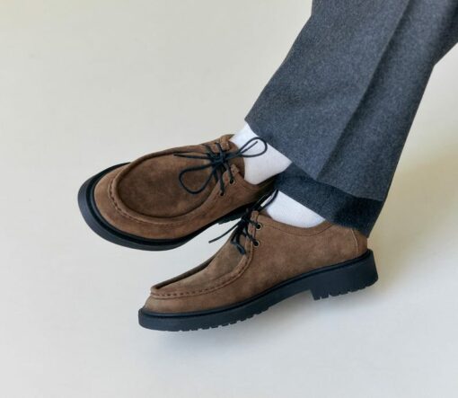 Genuine Suede Men's Shoes Durable and Stylish Footwear for the Modern Gentleman