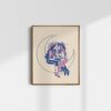 Moonstruck Retro Cowgirl Gicl?e Print | Vintage Western Wall Art