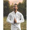 Unveiling the Epitome of Comfort and Style Men's Woven Long Sleeve - 100% Natural Cotton for Unrivaled Elegance and Durability
