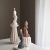 RockBlaze Handcrafted Palm Wax Pillar Candle for Meditation, Home Decor, and Gifting