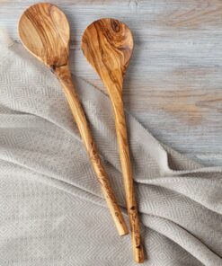 Personalized Engraved Olive Wood Spoons A Unique Kitchen Gift for Her