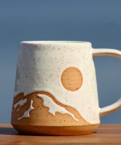 Celestial Sips from the Mountains Handmade Mug by Salt of the Earth Pottery