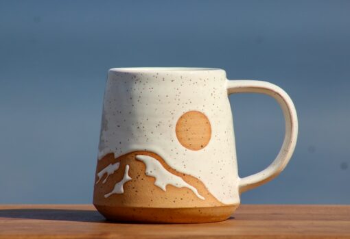 Celestial Sips from the Mountains Handmade Mug by Salt of the Earth Pottery
