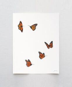 Butterflies Art Print by Jorey Hurley - Signed and Printed - Unframed or Framed (240215)