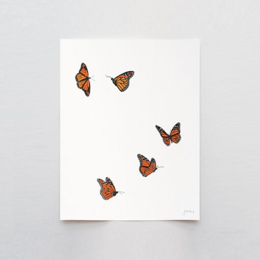 Butterflies Art Print by Jorey Hurley - Signed and Printed - Unframed or Framed (240215)