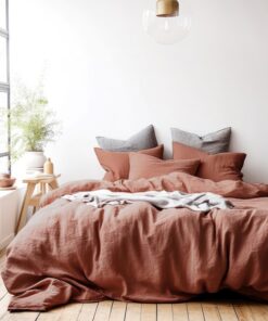 Organic Queen Linen Sheets Luxurious Comfort in a Rainbow of Hues