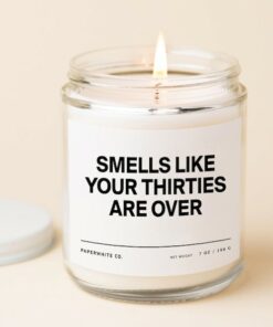 Celebrate 40 Years of Fabulous Personalized Candle for the End of Your Thirties