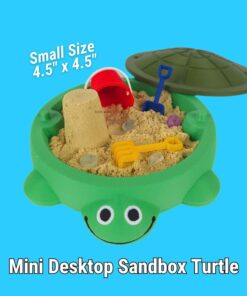 Mini Turtle Sandbox Dig, Build, and Splash with Real Sand