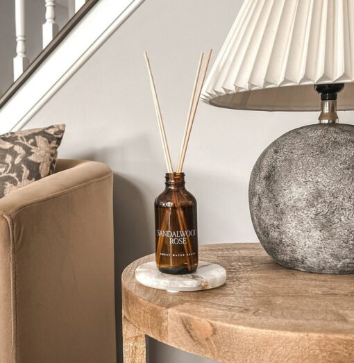 Tranquil Haven Sandalwood Rose Reed Diffuser for Serene Home Aromatherapy