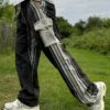 Sustainable Festival Cargo Pants Eco-Friendly Hippie Trousers for Men and Women
