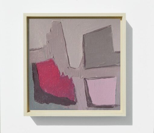 Abstract Minimalist Oil Painting Unique Modern Artwork on Canvas Board