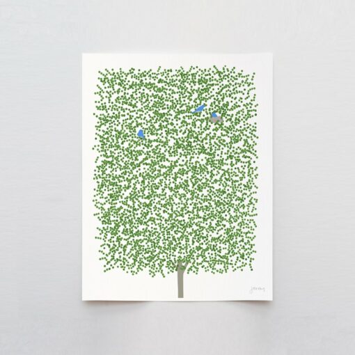 Summer Maple Art Print Signed and Printed by Jorey Hurley - Unframed or Framed (240707)