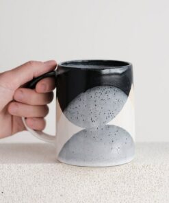 Winter's Embrace Handcrafted Stoneware Mug for 17oz of Cozy Warmth