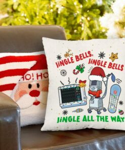 Christmas ICU Nurse A Festive Pillow for Holiday Cheer