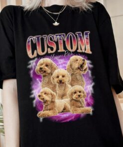 Personalized Vintage Pet T-Shirt Capture Your Furry Friend's Charm
