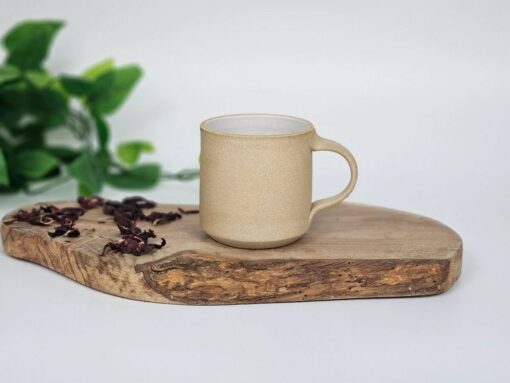 Artisan-Crafted Stoneware Coffee Mug Savor the Warmth of Handmade Charm