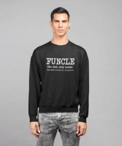 Fall into Laughter The Perfect Birthday Sweatshirt for the Coolest Uncle