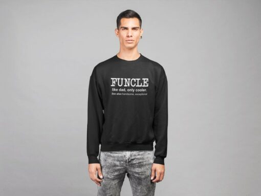 Fall into Laughter The Perfect Birthday Sweatshirt for the Coolest Uncle