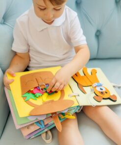 Personalized Quiet Book Toddler's Sensory Felt Activity Toy for Customized Learning Adventures