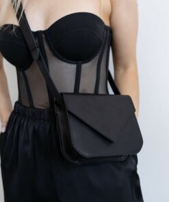Captivating Black Leather Crossbody The Epitome of Elegance and Style