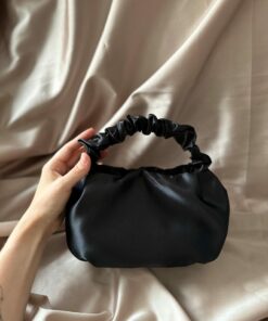 Satin Scrunchies Evening Bag 25 Colors, 2 Sizes | Perfect for Weddings, Bridesmaids, and Special Occasions