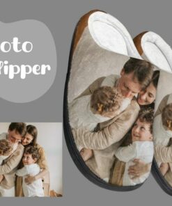 Personalized Photo Slippers Create Unique Gifts for Loved Ones with 37 Color Options