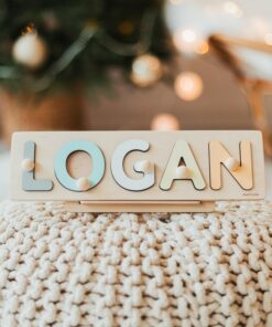 Personalized Wooden Name Puzzle A Unique and Educational Gift for Kids