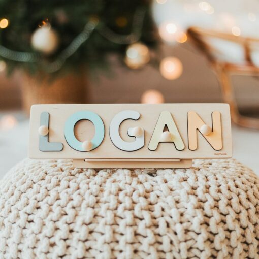 Personalized Wooden Name Puzzle A Unique and Educational Gift for Kids
