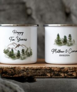 Personalized 10th Anniversary Mug A Decade of Love and Laughter