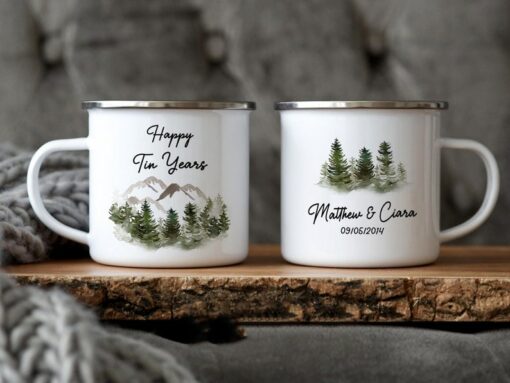 Personalized 10th Anniversary Mug A Decade of Love and Laughter