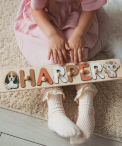 Personalized Toddler Name Puzzle A Unique and Educational Gift for Little Ones